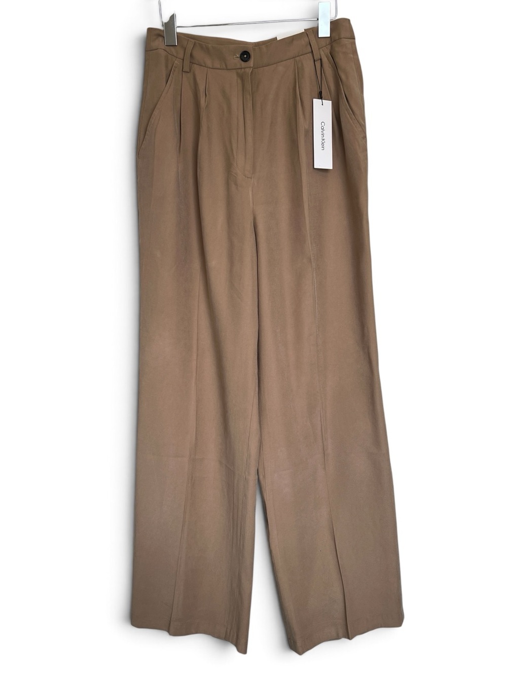Calvin Klein Women’s Pleated Relaxed Fit Trousers, Size 29 NWT (CLO-111)